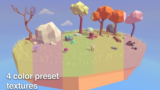 Low Poly Nature Pack Unity Asset