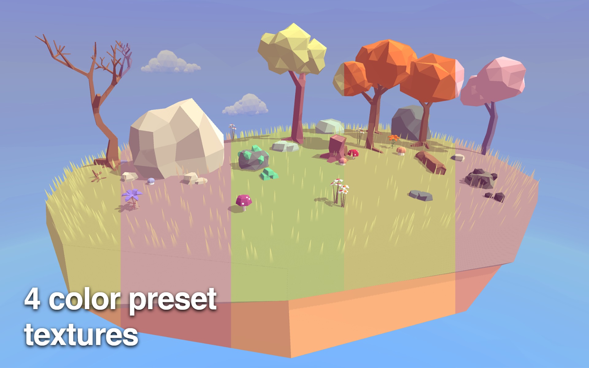 Low Poly Nature Pack Unity Asset